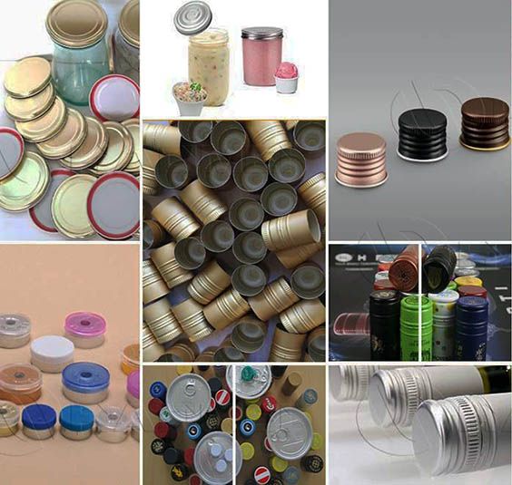 Bottle cap material aluminum