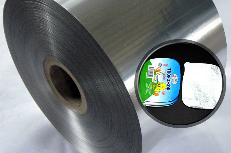 Papel de aluminio para sellado térmico de tapas de yogur