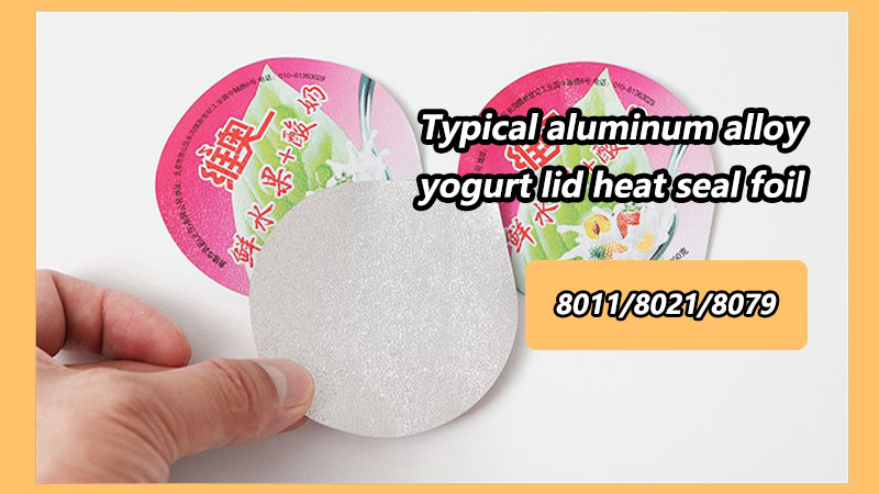 Papel de Aluminio Típico para Tapas de Yogurt con Sello Térmico