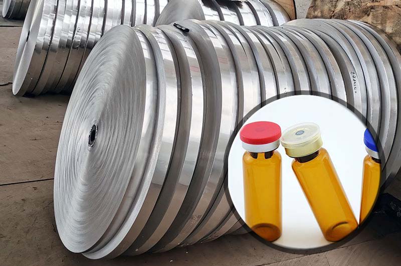 Tira de bobina de aluminio 1060 para sellos de viales