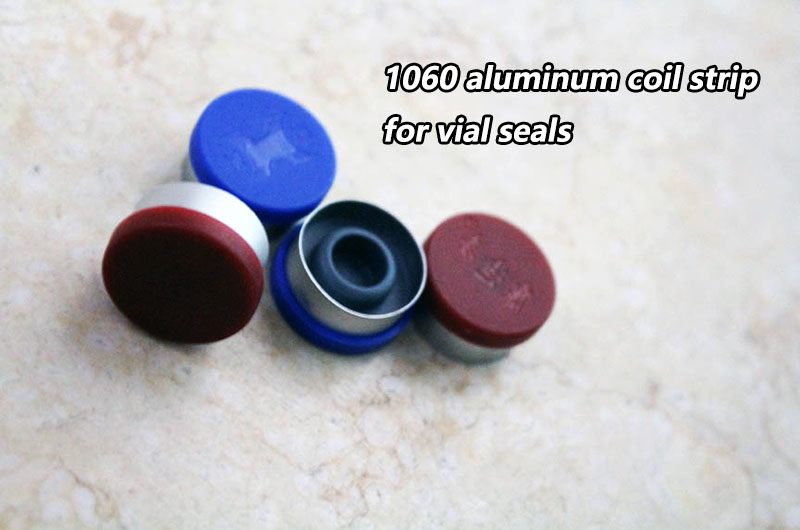 Tira de bobina de aluminio 1060 para sellos de viales