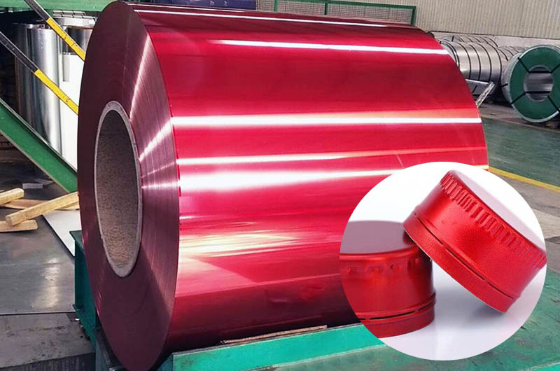 Both Side Clear Lacquer Aluminum Coil Sheet for ROPP Caps