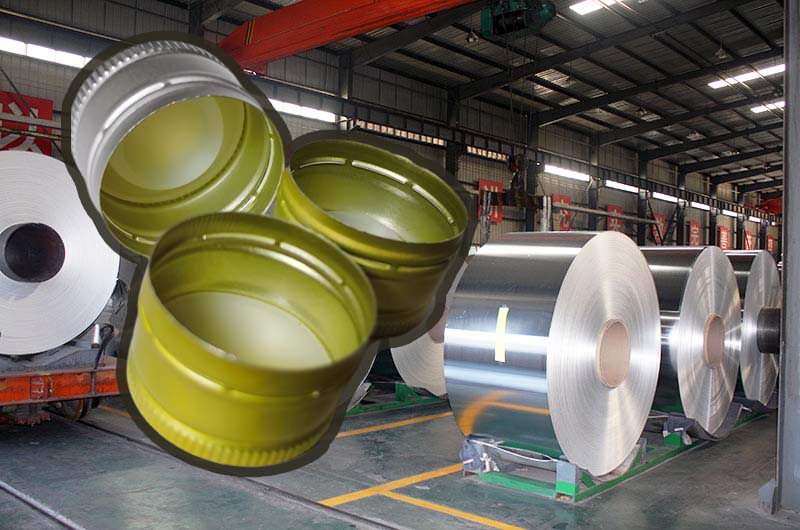 Printing aluminum bottle cap